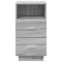Mesillas de noche 2 uds con 2 cajones gris sonoma 36x36x68