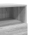 Mesillas de noche 2 uds con 2 cajones gris sonoma 36x36x68