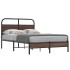 Estructura de cama sin colchón 120x190 cm madera marrón