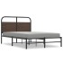 Estructura de cama sin colchón 120x190 cm madera marrón