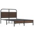 Estructura de cama sin colchón 120x190 cm madera marrón