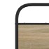 Estructura de cama sin colchón 140x190 cm madera roble
