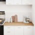 Encimera de cocina rectangular madera maciza