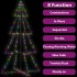 Árbol de Navidad 360 luces LED interior y exterior 143x250
