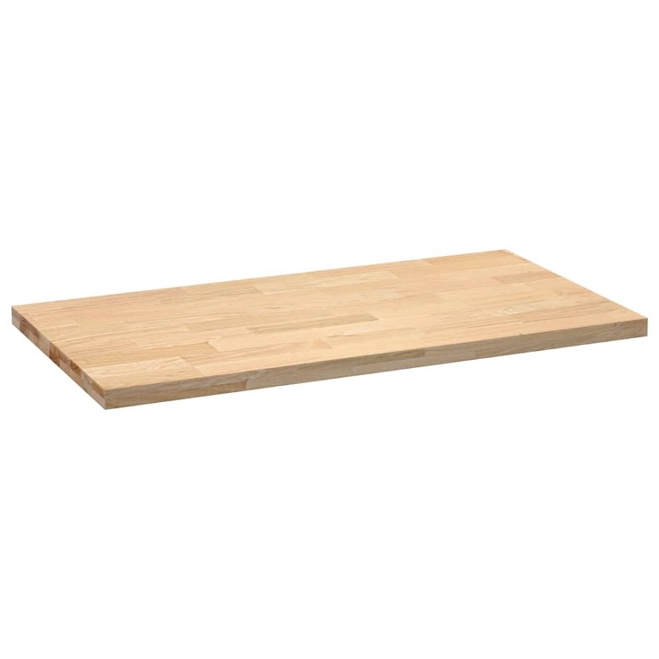 Encimera de cocina rectangular madera maciza