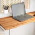 Tablero escritorio rectangular madera maciza roble marrón