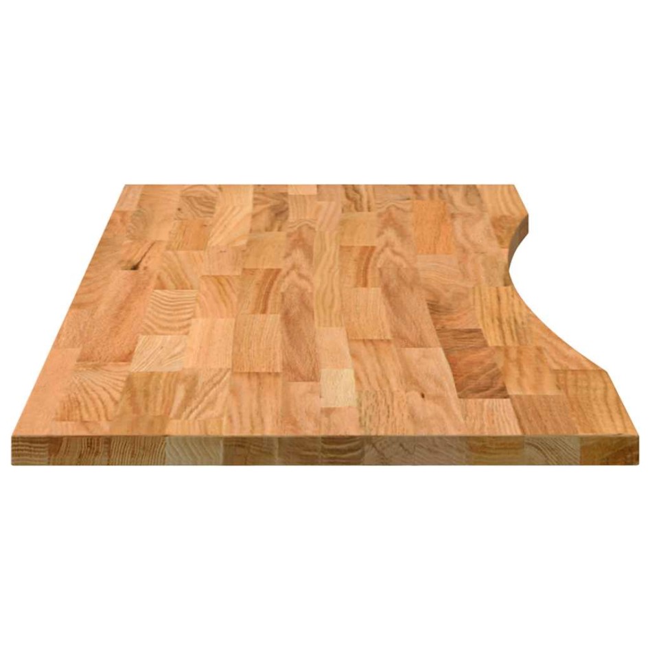 Tablero escritorio rectangular madera maciza roble marrón