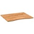 Tablero escritorio rectangular madera maciza roble marrón