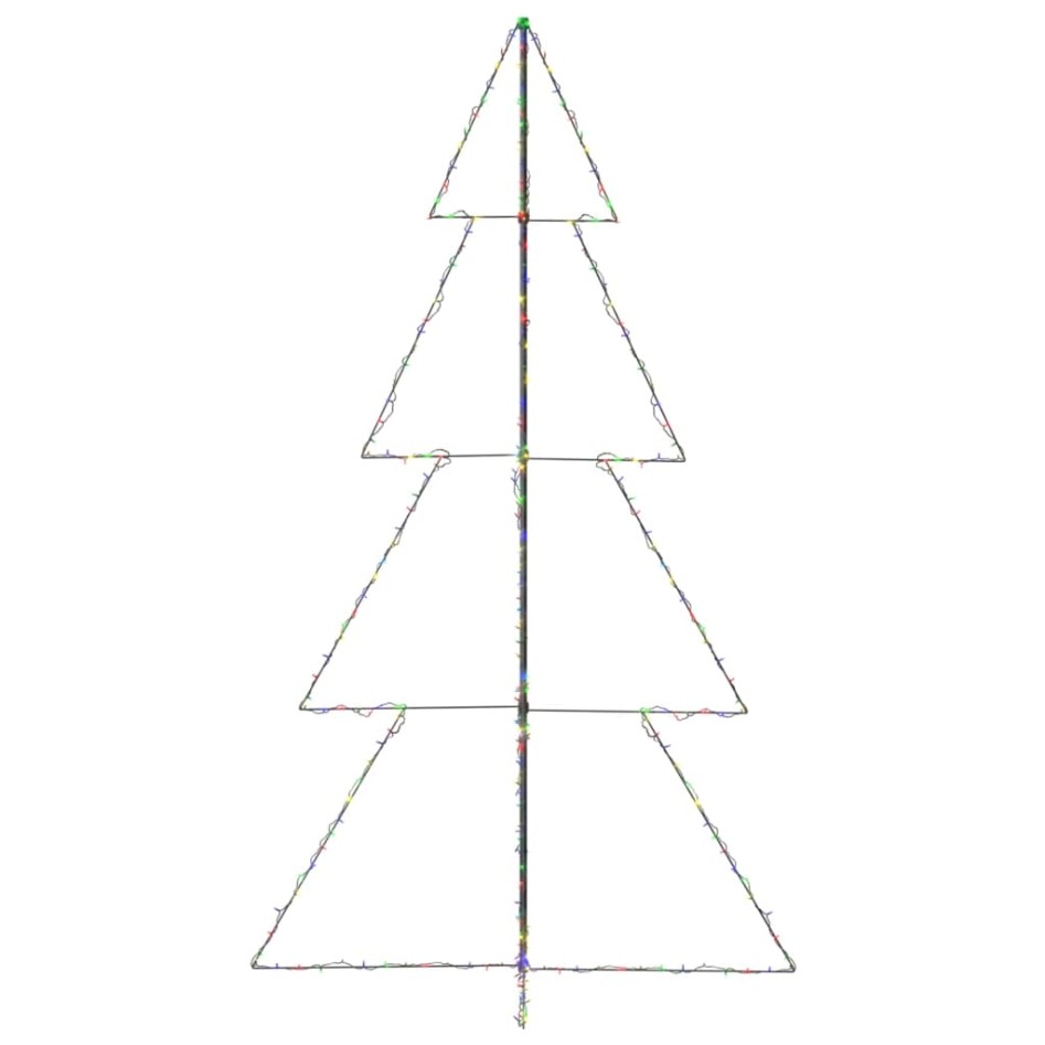 Árbol de Navidad 360 luces LED interior y exterior 143x250