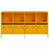 Aparador acero laminado en frío amarillo mostaza 135x39x73,5