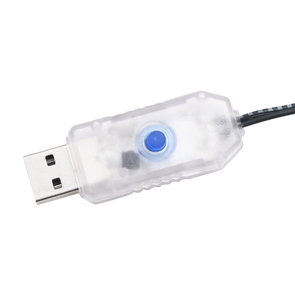 Árbol de Navidad 360 luces LED interior y exterior 143x250