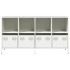 Aparador de acero laminado en frío blanco 135x39x73,5