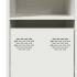 Aparador de acero laminado en frío blanco 135x39x73,5