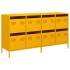 Aparador acero laminado en frío amarillo mostaza 135x39x73,5