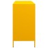Aparador acero laminado en frío amarillo mostaza 135x39x73,5