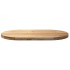 Tablero de mesa ovalado madera maciza de roble 100x50x4