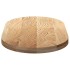 Tablero de mesa ovalado madera maciza de roble 100x50x4