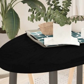 Tablero de mesa ovalado madera maciza de roble 100x50x4