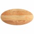 Tablero de mesa ovalado madera maciza de roble 120x60x4