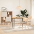 Tablero de mesa ovalado madera maciza de roble 120x60x4