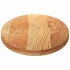 Tablero de mesa ovalado madera maciza de roble 120x60x4