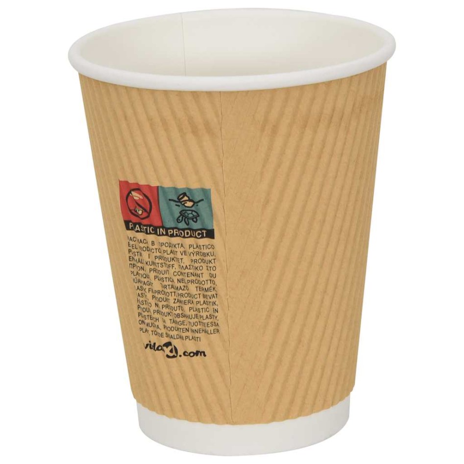 Vasos de café de papel con tapa 1000 uds 12oz
