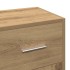 Aparador de madera de ingeniería roble artisan 91x28x75