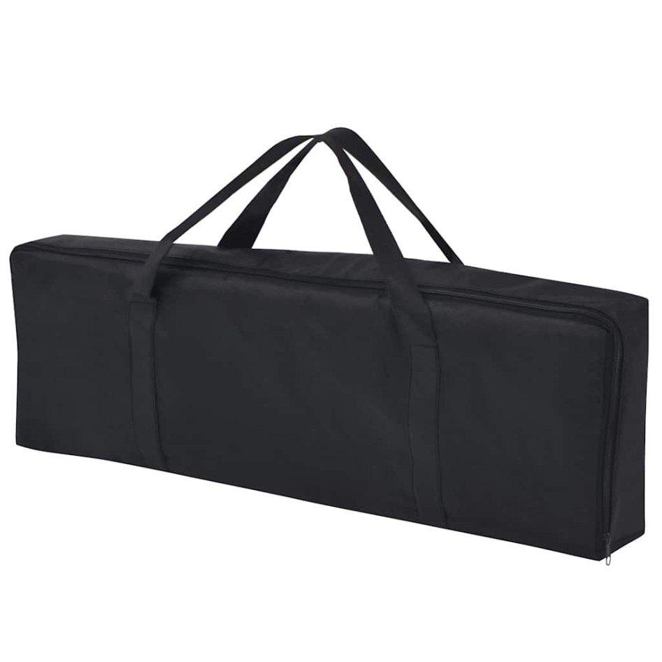 Set de estudio fotográfico con telón de fondo e iluminación