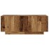 Mueble TV luces LED madera ingeniería envejecida 180x35x40