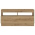 Mueble de TV luces LED madera roble artisan 260x35x40