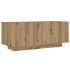 Mueble de TV luces LED madera roble artisan 260x35x40