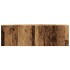 Muebles TV de pared 3 uds madera vieja 100x30x30