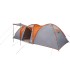 Tienda familiar con cúpula impermeable 8 personas gris