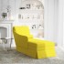Chaise longue respaldo reposabrazos derecho terciopelo