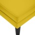 Tumbona con almohada y reposabrazo derecho terciopelo