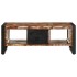 Mesa de centro multicolor 90x50x36 cm madera maciza