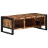 Mesa de centro multicolor 90x50x36 cm madera maciza