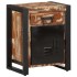 Mesilla de noche multicolor 40x30x50 cm madera maciza