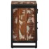 Mesilla de noche multicolor 40x30x50 cm madera maciza