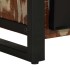 Mesilla de noche multicolor 40x30x50 cm madera maciza