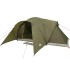 Tienda campaña familiar iglú 6 personas impermeable verde