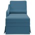 Chaise longue respaldo reposabrazos derecho terciopelo