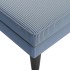 Chaise longue con cojín de tela de pana