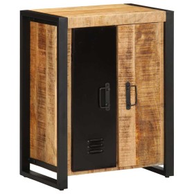 Aparador de madera maciza de mango rugosa 55x35x70