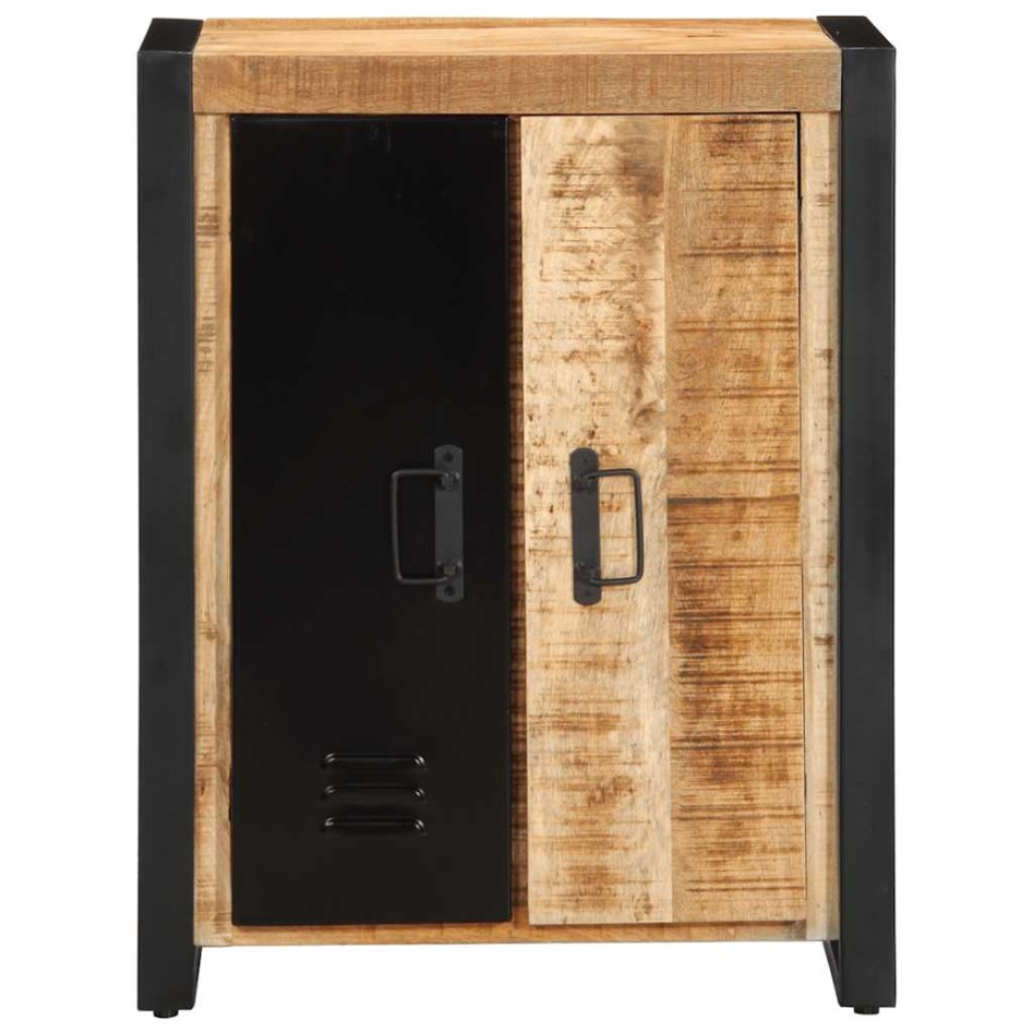 Aparador de madera maciza de mango rugosa 55x35x70