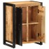 Aparador de madera maciza de mango rugosa 55x35x70