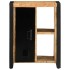 Aparador de madera maciza de mango rugosa 55x35x70
