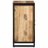 Aparador de madera maciza de mango rugosa 55x35x70