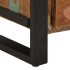 Cómoda de madera maciza reciclada multicolor 40x40x90