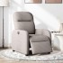 Sillón reclinable eléctrico tela gris
